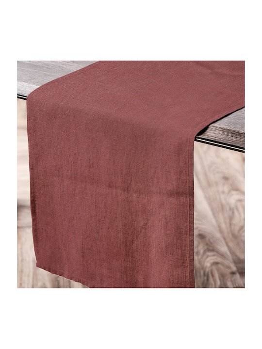 Laura Ashley Ράνερ Oxblood Red 150x40εκ.