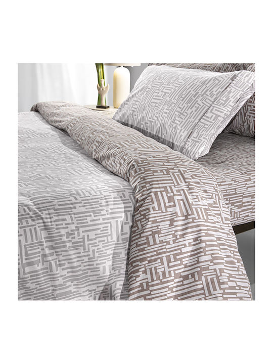 Guy Laroche Cuba Σετ Σεντόνια King Size 270x265εκ. Grey (4τμχ)