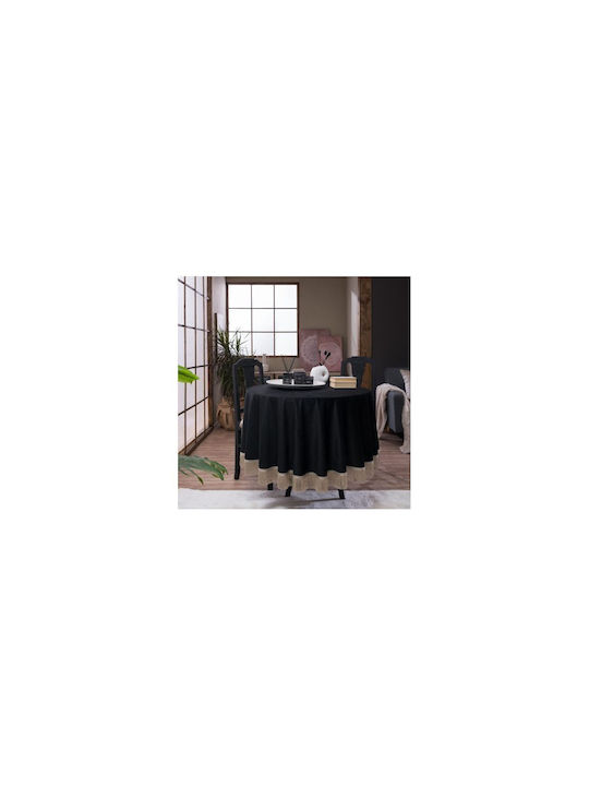 Teoran Rotunda Velvet with Fringe 06 180x180cm