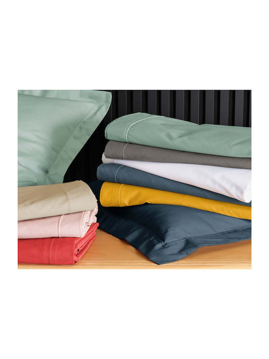 Douceur d'Intérieur Sheet King Size 300x240cm. Percaline Night Blue