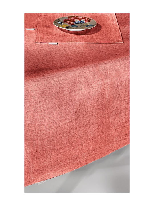 Saint Clair Tablecloth Stain Resistant 1020 Tomato 145x180cm