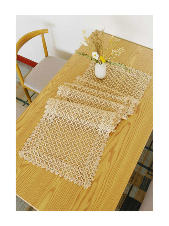 Liolios Home Läufer B3870 Gold 40x180cm