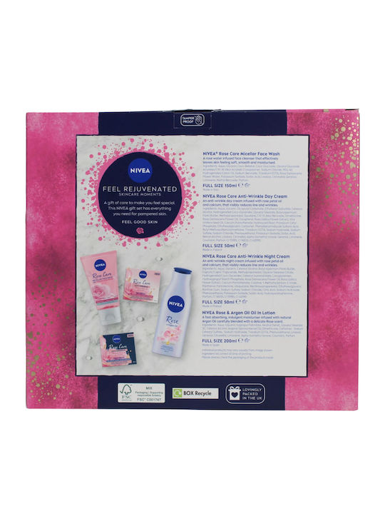 Feel Rejuvenated Skin Care Set for Αnti-ageing & Facial Cleaning 4pcs