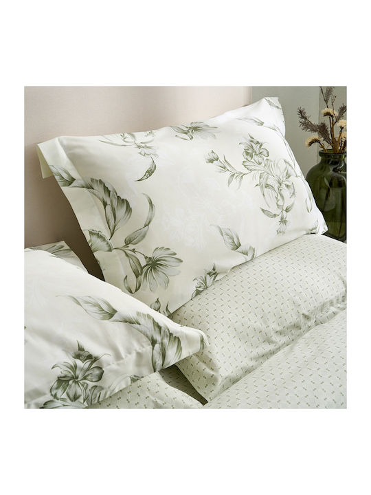Vesta Home Victoria 2 Σετ Σεντόνια King Size 280x270εκ. Μέντα (4τμχ)