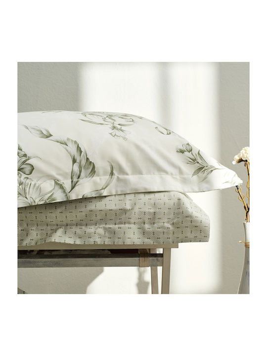 Vesta Home Victoria 2 Σετ Σεντόνια King Size 280x270εκ. Μέντα (4τμχ)
