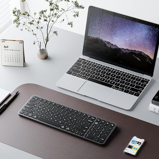 iClever BK20 Kabellos Bluetooth Nur Tastatur Englisch US