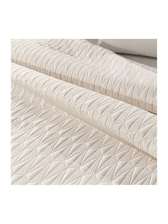 Guy Laroche Ruby Σετ Κουβερλί Υπέρδιπλο Microsatin Ruby - Ivory 240x250cm 3τμχ