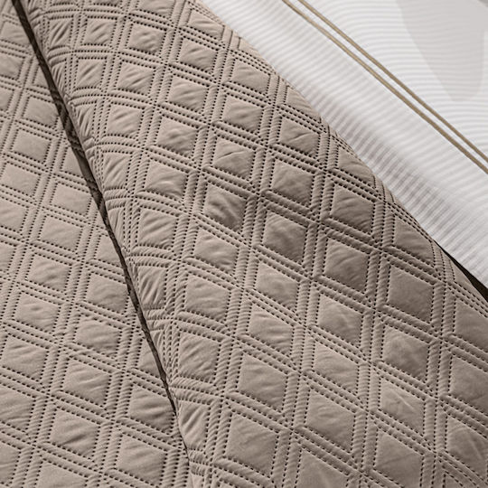 Guy Laroche Honour Подредба Покривало Кингсайз Микросатин Taupe 240x250см 3бр