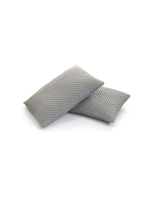 Liolios Home Popcorn Coverlet Queen Size Cotton Lt Grey 240x250cm