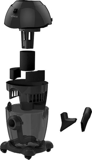 Vivax VCW-2002B B2 Прахосмукачка 2000W С контейнер 8лт Черна