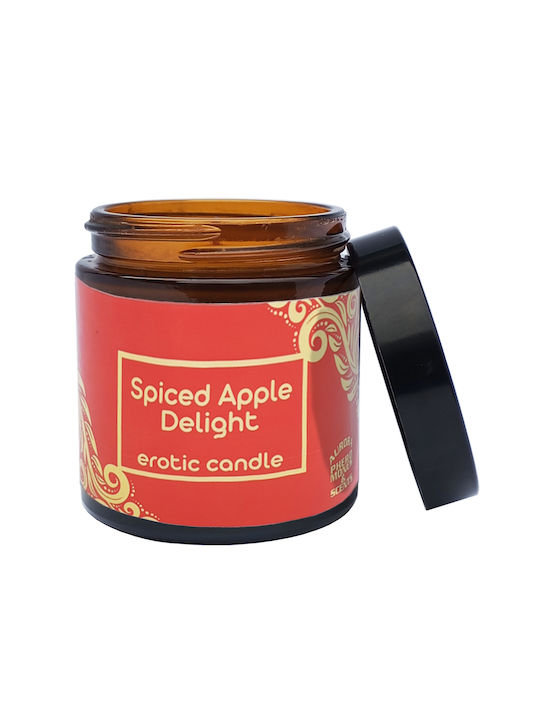 Aurora Aromatic Soy Candle in Jar with Apple Scent 100g