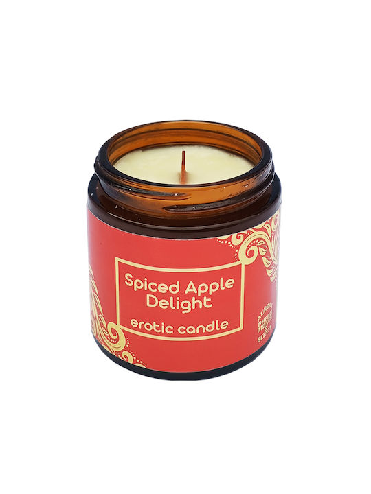 Aurora Aromatic Soy Candle in Jar with Apple Scent 100g