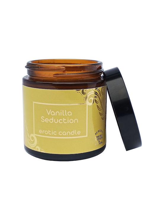Aurora Lumânare Aromatică Din Soia În Borcan Cu Miros Seducție De Vanilie 100gr