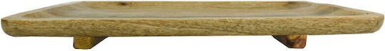 Nakaro Wooden Serving Platter Natural Bases 45x30cm