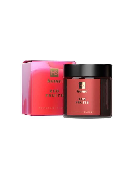 HiSkin Aromatic Candle Red Fruits in Jar with Perfume Red Fruits 100gr
