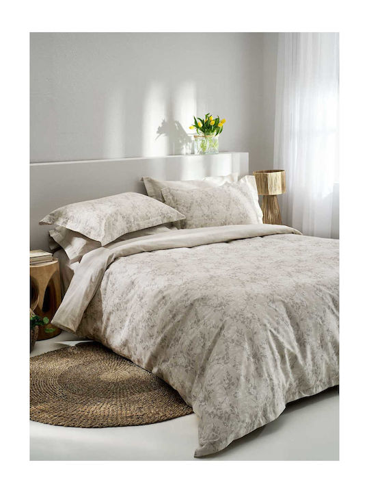 Vesta Home Torino-2 Κουβερλί King Size Βαμβακερό Sand 270x270cm