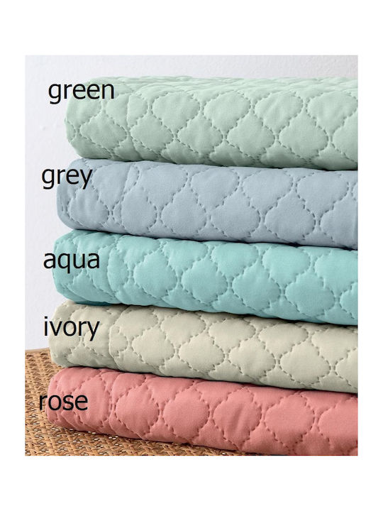 Palamaiki Jenn/2 Σετ Κουβερλί King Size Microfiber Grey 260x240cm