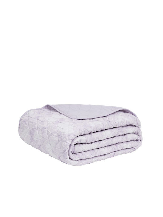 Nima Beta Κουβερλί Μονό Microfiber Ροζ, Λιλά 160x240cm
