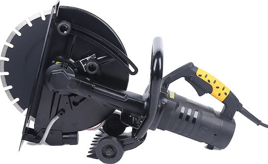Electric Concrete Slotting Machine 3200W Power High Cutting Speed Black Eu