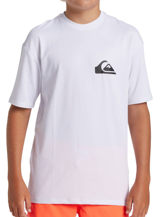 Quiksilver Παιδικό Μαγιό Μπλούζα Λευκή