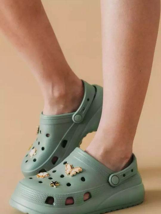 Sonimix Sonimix Damen Clogs Grün