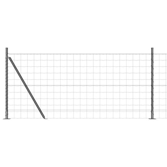 vidaXL Garden Fencing Material 1pcs Gray
