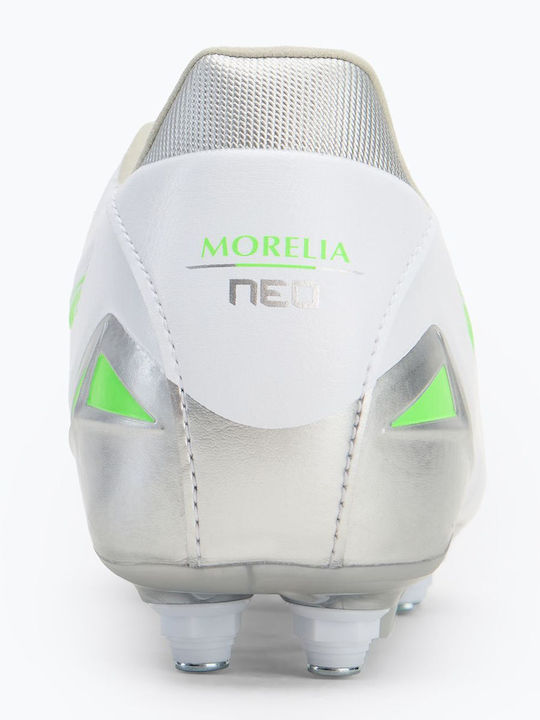 Mizuno Morelia Neo Iv Pro Mix Футболни Обувки с Бутони Бял