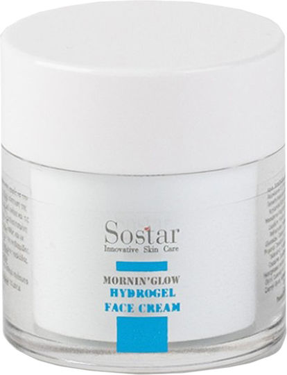 Sostar Mornin' Glow Light Ενυδατικό & Ρυθμιστικό Gel-Κρέμα Προσώπου με Υαλουρονικό Οξύ & Πανθενόλη 50ml
