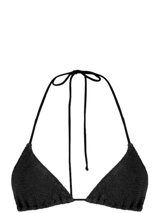 Triangle Bikini Top Black