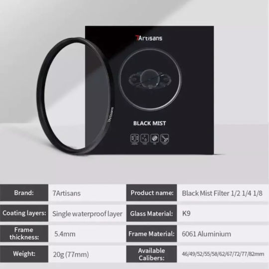 7artisans Filter 82mm for Camera Lenses