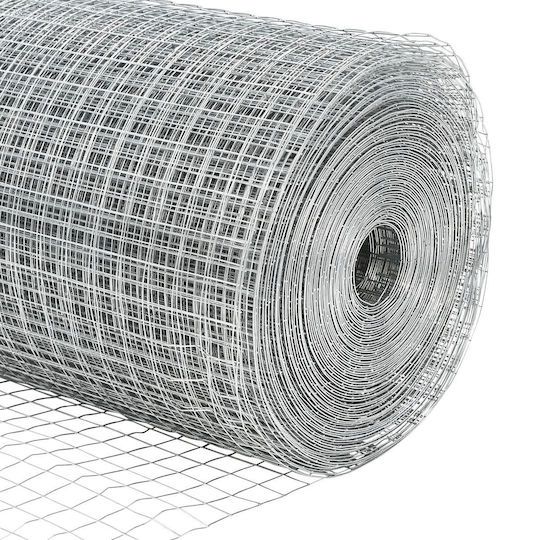 vidaXL Zaunpfosten Draht für Gartenzaun aus Stahl 100cm 1Stück Silver