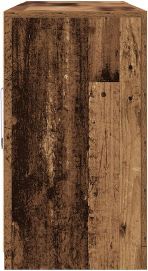 Bufet din Lemn Masiv cu Sertare Old Wood 181.5x37x67cm