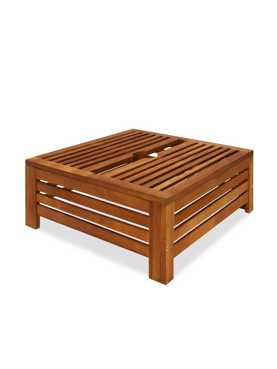 Masă Pentru Spații Exterioare Mici Din Salcâm Maro 62x62x26cm