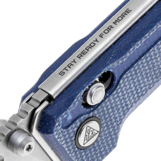 Folding Knife Srm 7228b-me2 Micarta Handle Laminated 140cr Steel