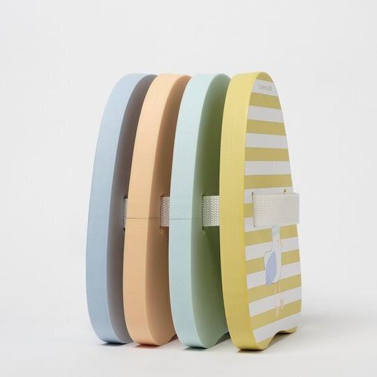 Vestă de salvare pentru copii Sunnylife Sammy Seagull Dungi Muștar Multicolor