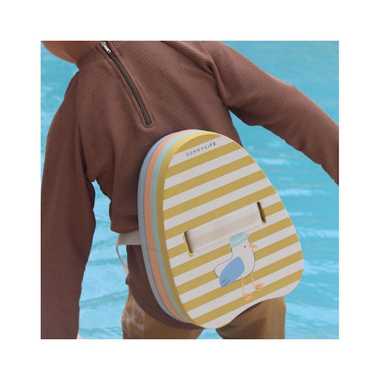 Sunnylife Παιδικό Σωσίβιο Πλάτης 4 Τουβλάκια Sid Seagull Mustard