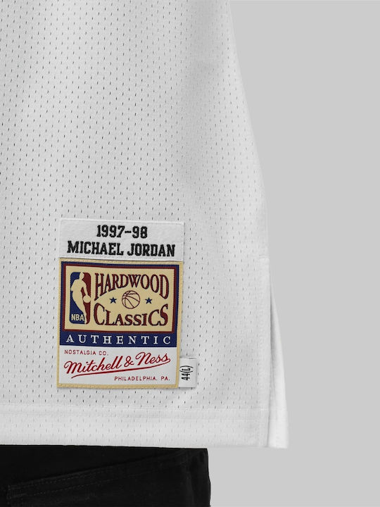 Michael Jordan Bulls 1997 Home Finals AJY44950 CBU97MJOWHIT Men's Basketball Jersey