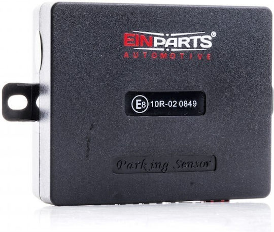 Einparts Car Parking System with Screen and 4 Sensors 22mm in Red Color
