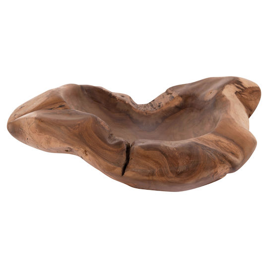 HomeMarkt Noki Decorative Bowl Yellow 60x46x15cm