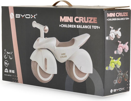 Byox Kids Balance Bike Mini Cruze White