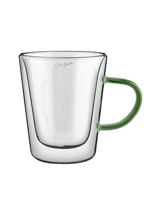 Lamart Set of Glasses made of Glass in Green Color 300ml 2pcs