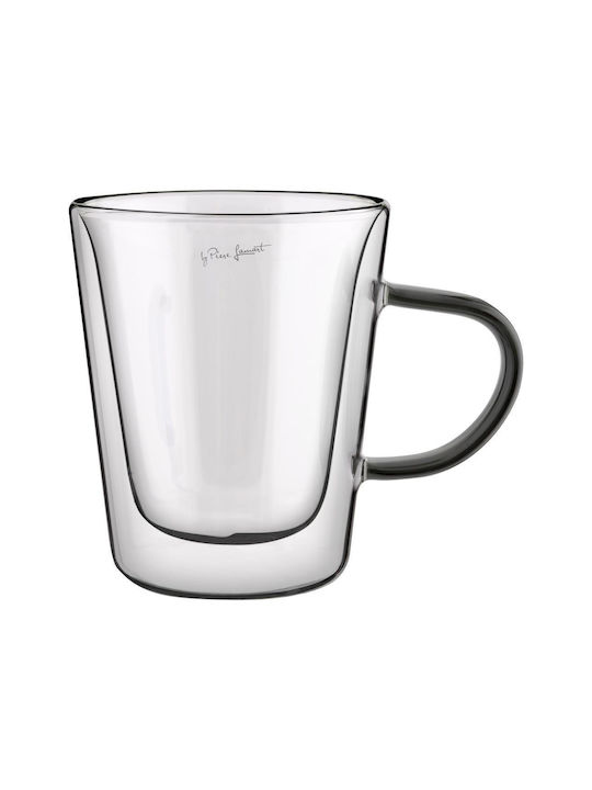 Lamart Σετ Ποτήρια από Γυαλί σε Μαύρο Χρώμα 300ml 2τμχ