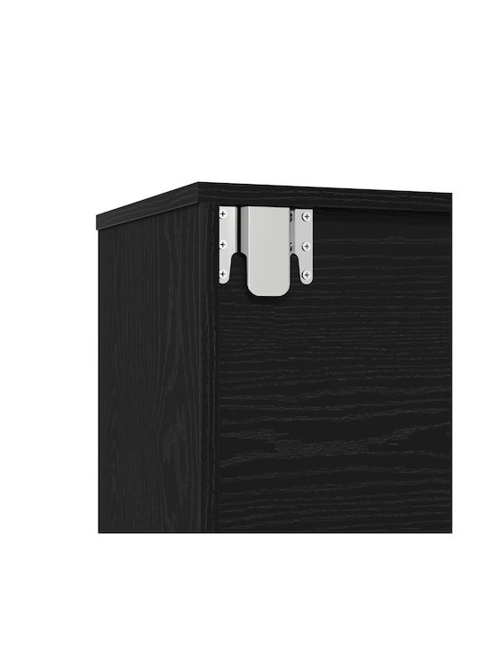 Wohnzimmer TV-Einheit Schwarz M36xB30xH143cm