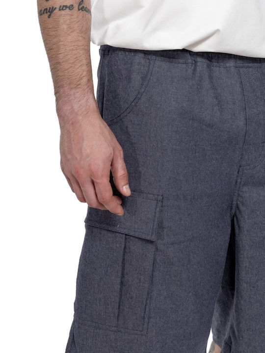 Ανδρική Βερμούδα Cargo Blue