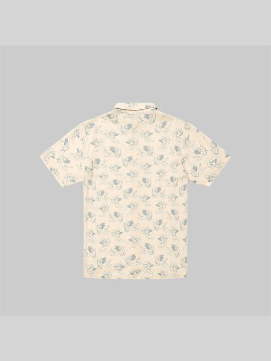 Kurzärmlig Hemd Beige