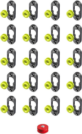 Hidden Fastening System Panels Stands Furniture Bodies Button-fix Type 1 Flush Pack 20 Pieces