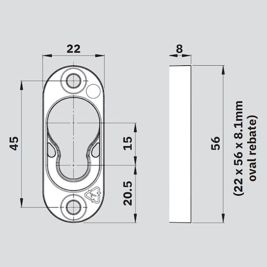Hidden Fastening System Panels Stands Furniture Bodies Button-fix Type 1 Flush Pack 20 Pieces