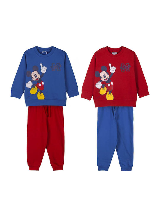 Pantaloni de Trening pentru Copii Culoare Full Face Roșii