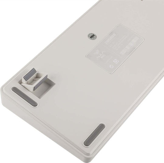 Aula F75 Wireless Gaming Keyboard 75% with LEOBOG Reaper switches and RGB lighting (English US) White