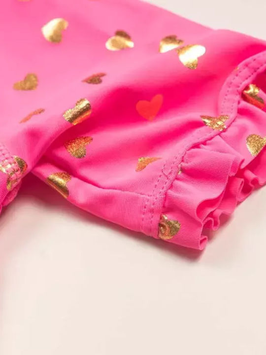 Minoti Kids Swimwear One-Piece Fuchsia